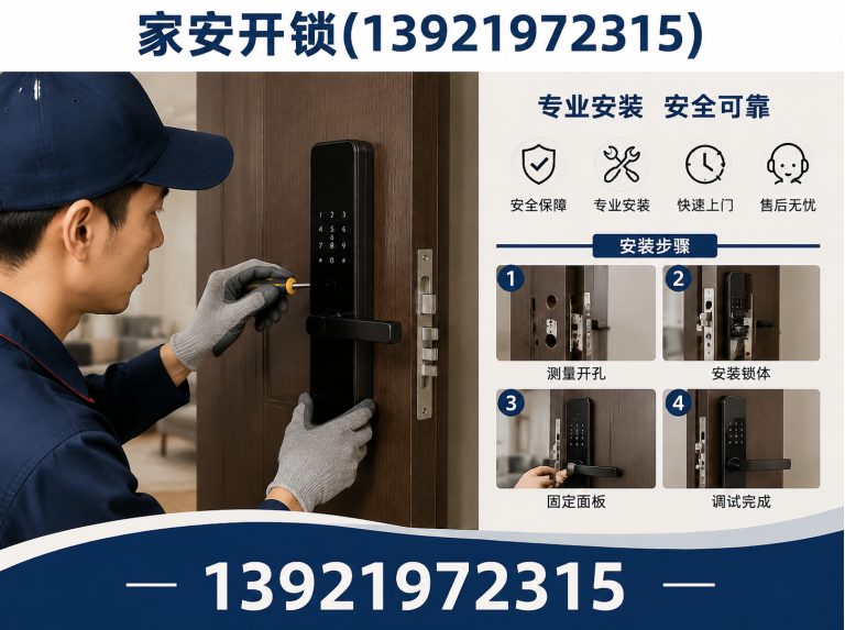 虎丘区电子锁安装展示图